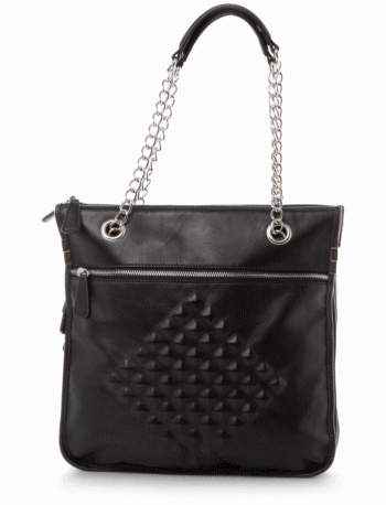   kover leather large shopper black